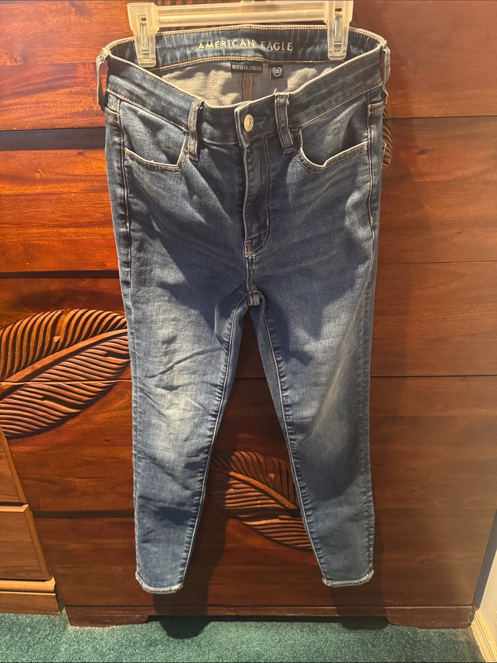American Eagle Outfitters Skinny Jeans - Dark Blue Wash